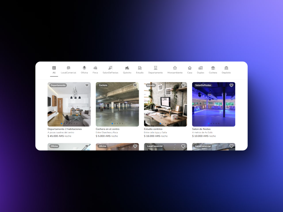 screenshoot del proyecto